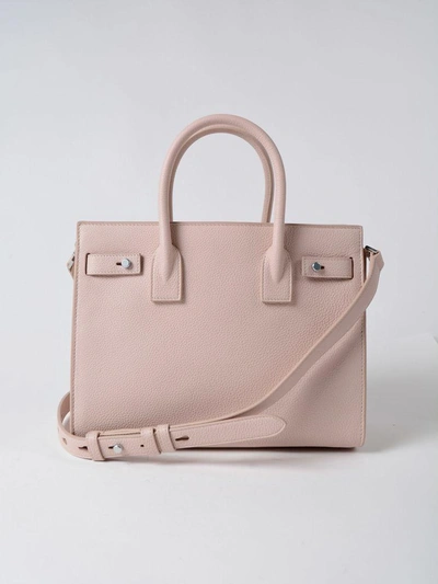 Shop Saint Laurent Soft Sac De Jour Bag In Marble Pink