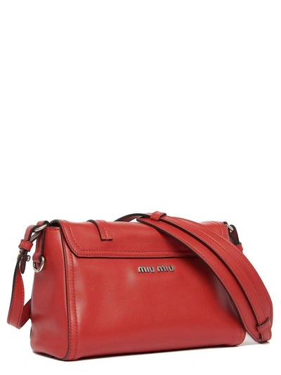 Shop Miu Miu Bag In Red