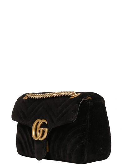 Shop Gucci Gg Marmont Shoulder Bag In 1000