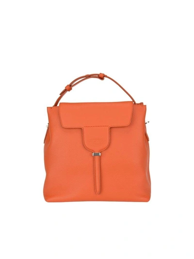 Shop Tod's Small Joy Bag In Brick Red