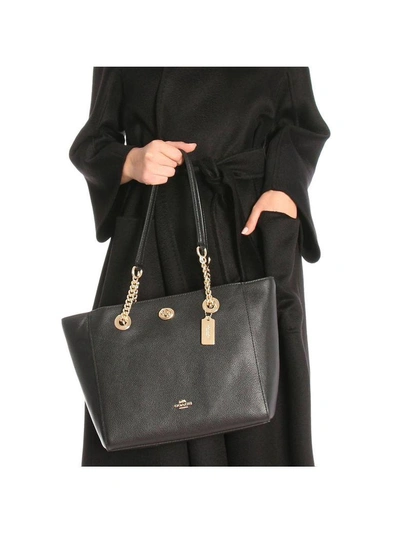 Shop Coach Shoulder Bag Shoulder Bag Women  In Black