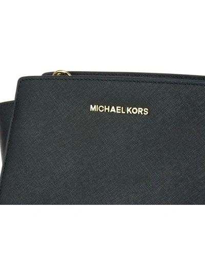 Shop Michael Kors Selma Crossbody Bag In Black