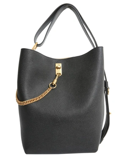 Shop Givenchy Medium Gv Bucket Bag In Nero