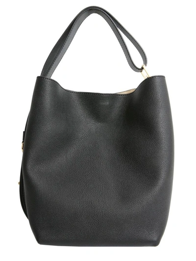 Shop Givenchy Medium Gv Bucket Bag In Nero