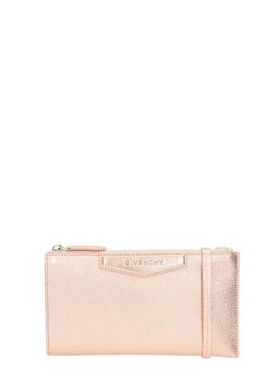 Shop Givenchy Antigona Pouch In Rose-pink