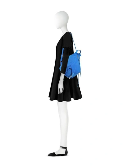 Shop Rebecca Minkoff Julian Nylon Backpack In Iris