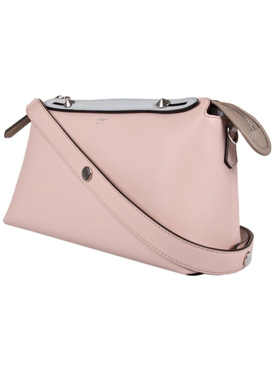 Shop Fendi By The Way Tote Shoulder Bag In F136k Soap+grigio Perla+mlc+p