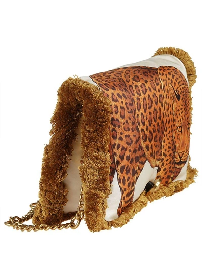 Shop Versace Pillow Talk Leopard Shoulder Bag In Multicolored