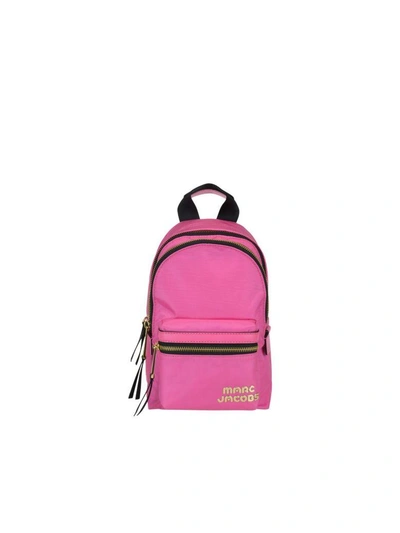 Shop Marc Jacobs Trek Pack Mini Backpack In Vivid Pink