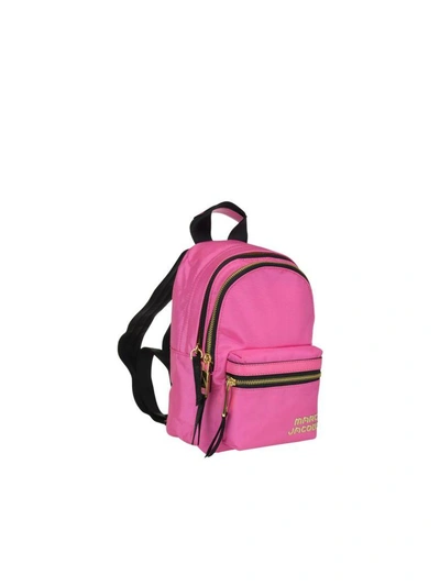 Shop Marc Jacobs Trek Pack Mini Backpack In Vivid Pink