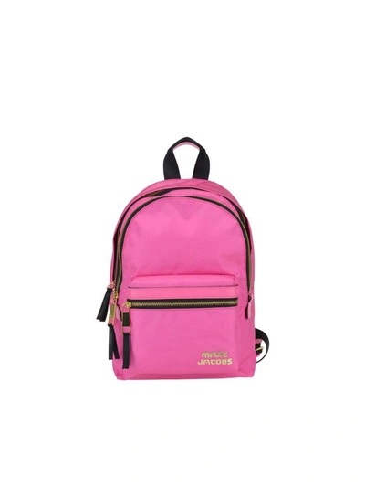 Shop Marc Jacobs Trek Pack Medium Backpack In Vivid Pink