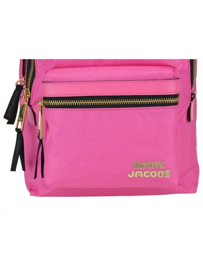 Shop Marc Jacobs Trek Pack Medium Backpack In Vivid Pink