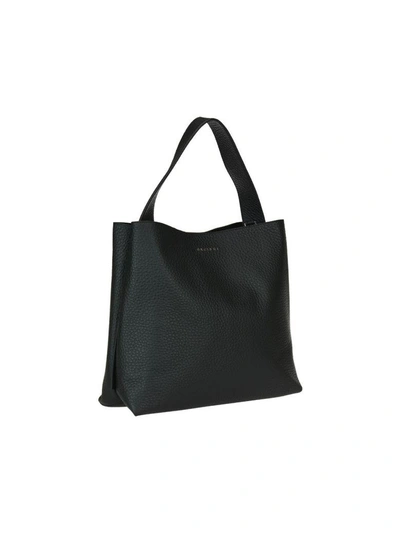 Shop Orciani Jackie Shoulder Bag In Black
