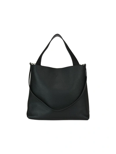 Shop Orciani Jackie Shoulder Bag In Black