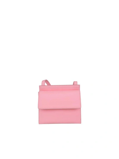 Shop Calvin Klein Crossbody Flap Bag In Pink Panter