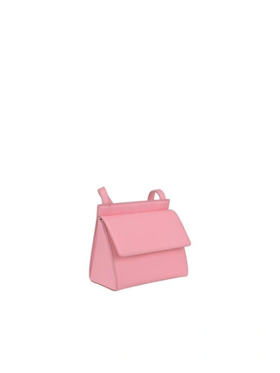 Shop Calvin Klein Crossbody Flap Bag In Pink Panter