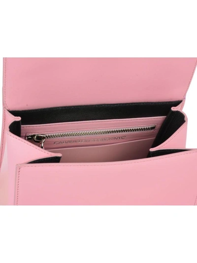 Shop Calvin Klein Crossbody Flap Bag In Pink Panter