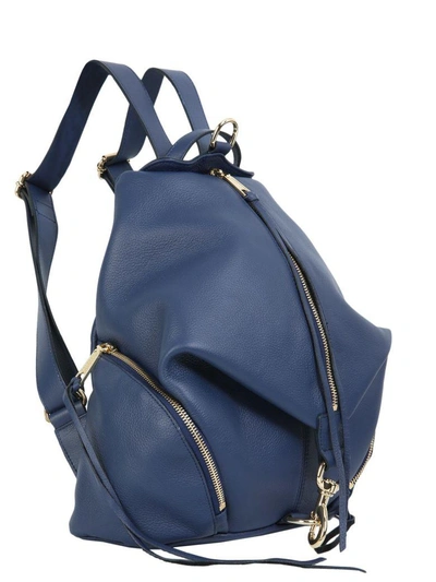 Shop Rebecca Minkoff Julian Backpack In Blu