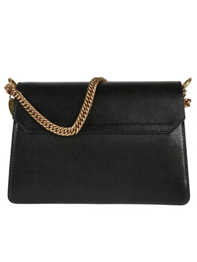 Shop Givenchy Gv3 Shoulder Bag In Black-grey