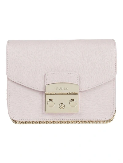 Shop Furla Mini Metropolis Shoulder Bag In Rosa