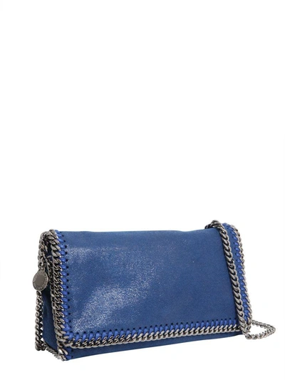 Shop Stella Mccartney Falabella Crossbody Bag In Blu