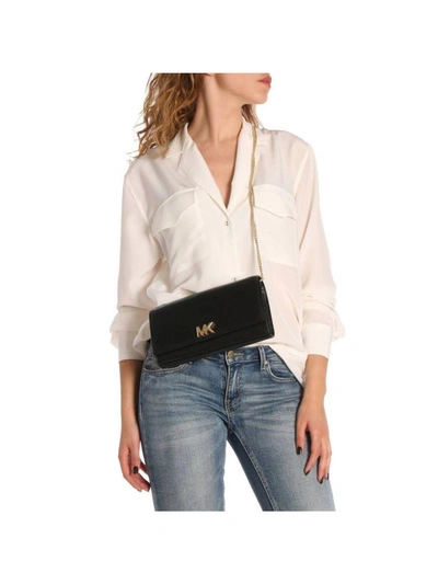 Shop Michael Michael Kors Clutch Shoulder Bag Women  In Black