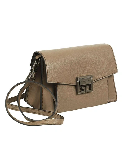 Shop Givenchy Small Gv3 Shoulder Bag In Linen