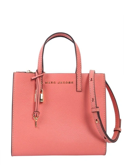 Shop Marc Jacobs Mini Grind Tote Bag In Rosso