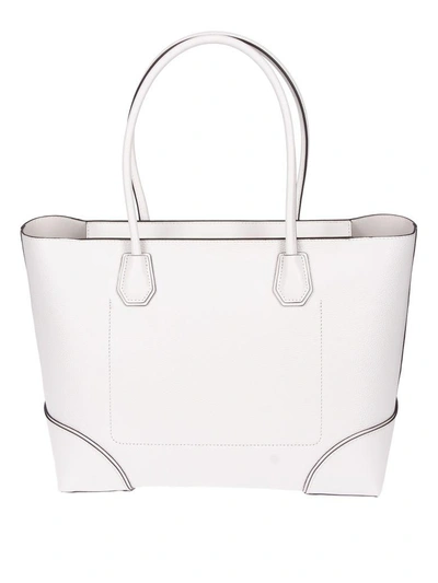 Shop Michael Michael Kors Mercer Gallery Large Tote In White