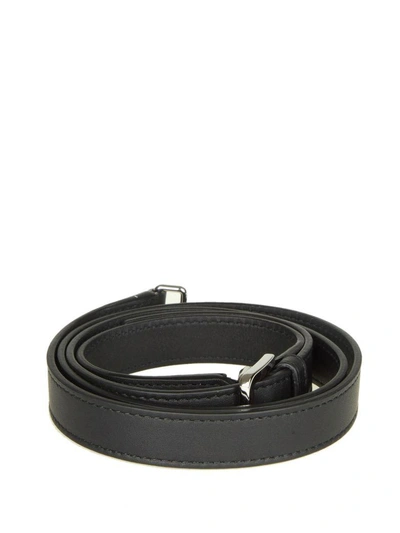 Shop Furla "margherita Mini" Shoulder In Black Color Leather In Onyx