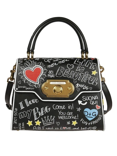 Shop Dolce & Gabbana Welcome Shoulder Bag