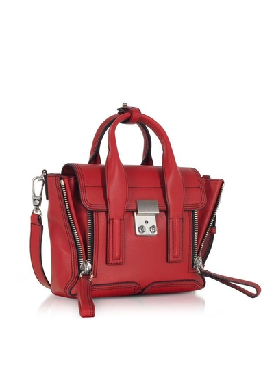Shop 3.1 Phillip Lim / フィリップ リム Scarlet Leather Pashli Mini Satchel Bag In Red