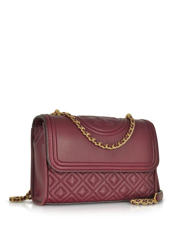 tory burch fleming convertible shoulder bag imperial garnet
