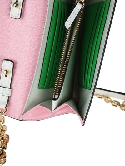 Shop Marc Jacobs Wallet Shot In Black Pink