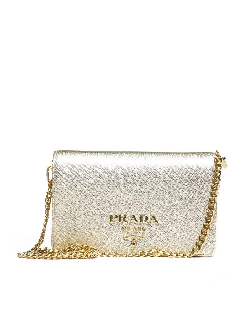 prada saffiano chain bag