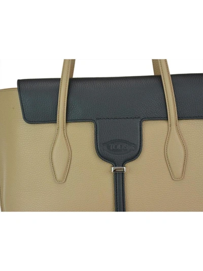 Shop Tod's Medium Joy Bag In Brown