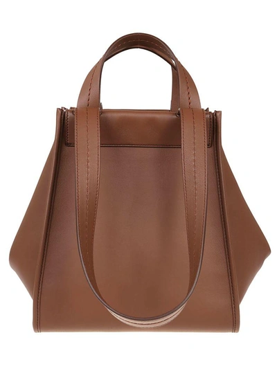 Shop Max Mara Brown Leather Bag