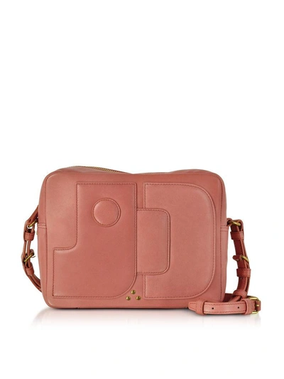Shop Jérôme Dreyfuss Dominique Rose Leather Crossbody Bag In Pink