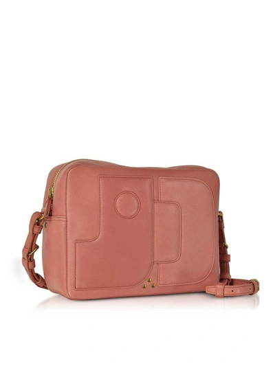 Shop Jérôme Dreyfuss Dominique Rose Leather Crossbody Bag In Pink