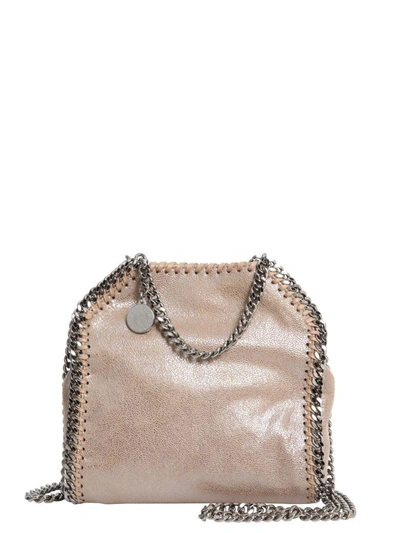 Shop Stella Mccartney Falabella Tiny Crossbodybag In Argento