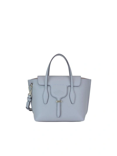 Shop Tod's Mini Joy Bag In Light Gray