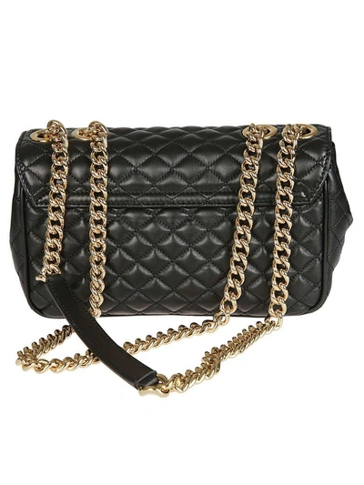 Shop Dolce & Gabbana Logo Shoulder Bag In Black