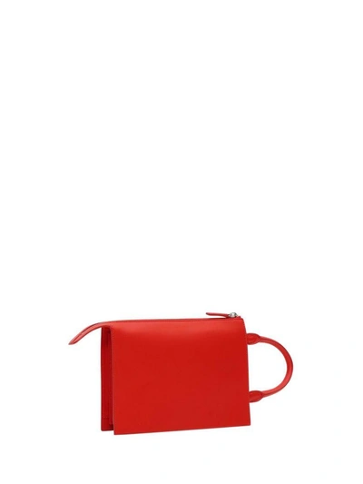 Shop Jil Sander Small Tootie With Side Handle In Rosso