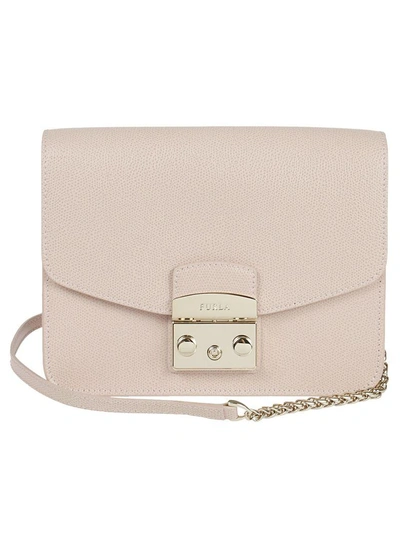 Shop Furla Metropolis Shoulder Bag In Rosa