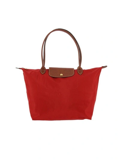 Shop Longchamp Shoulder Bag Shoulder Bag Women  In Red