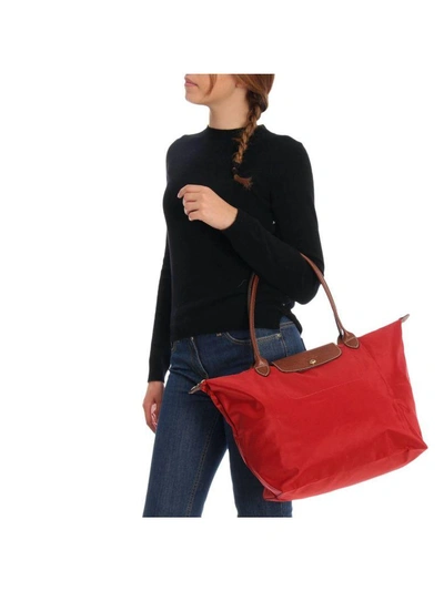 Shop Longchamp Shoulder Bag Shoulder Bag Women  In Red