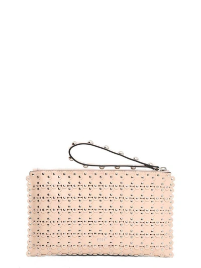 Shop Red Valentino Puzzle Pouch In Rosa