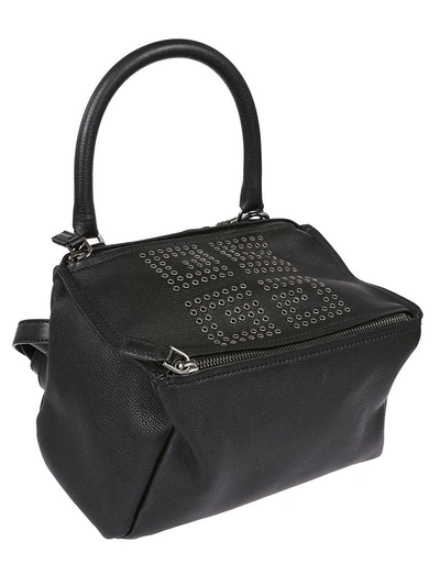 Shop Givenchy Embellished Pandora Tote In Black
