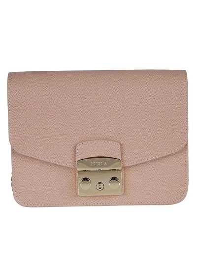 Shop Furla Metropolis Shoulder Bag In Powder