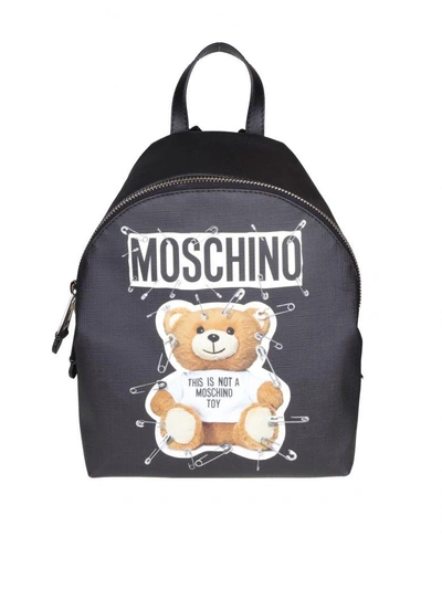 Shop Moschino "teddy" Backpack Black Color